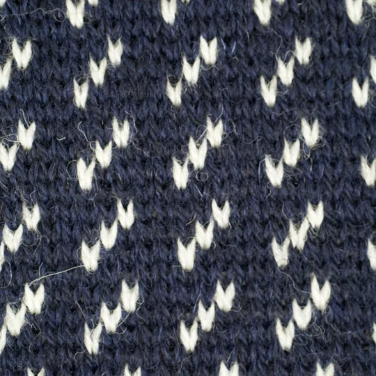 Nordic fisherman's jumper - Blue - Made in England