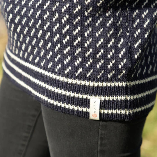 Nordic fishermans jumper - Blue - Made in England - photo 7