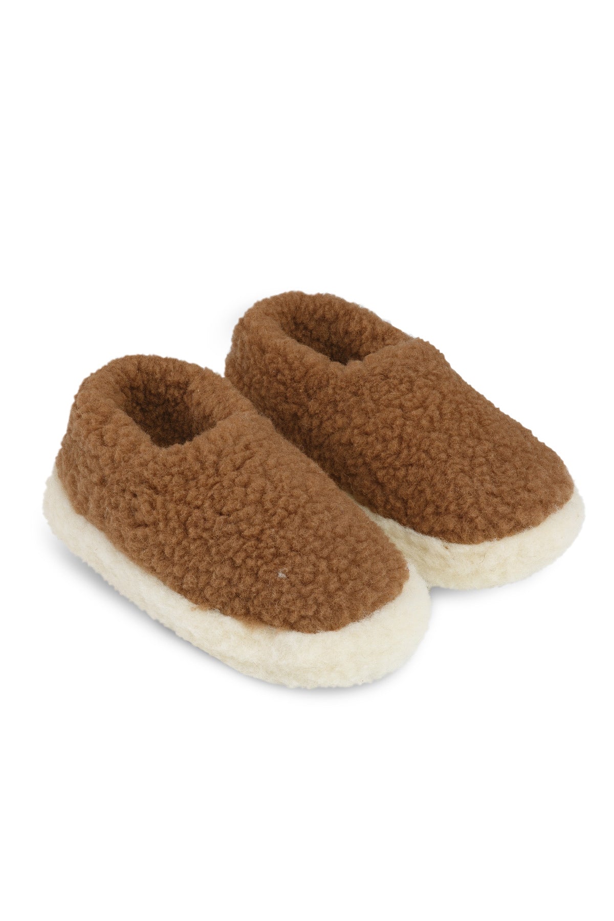 'Sheep By The Sea' 100% merino wool pile lounging slippers