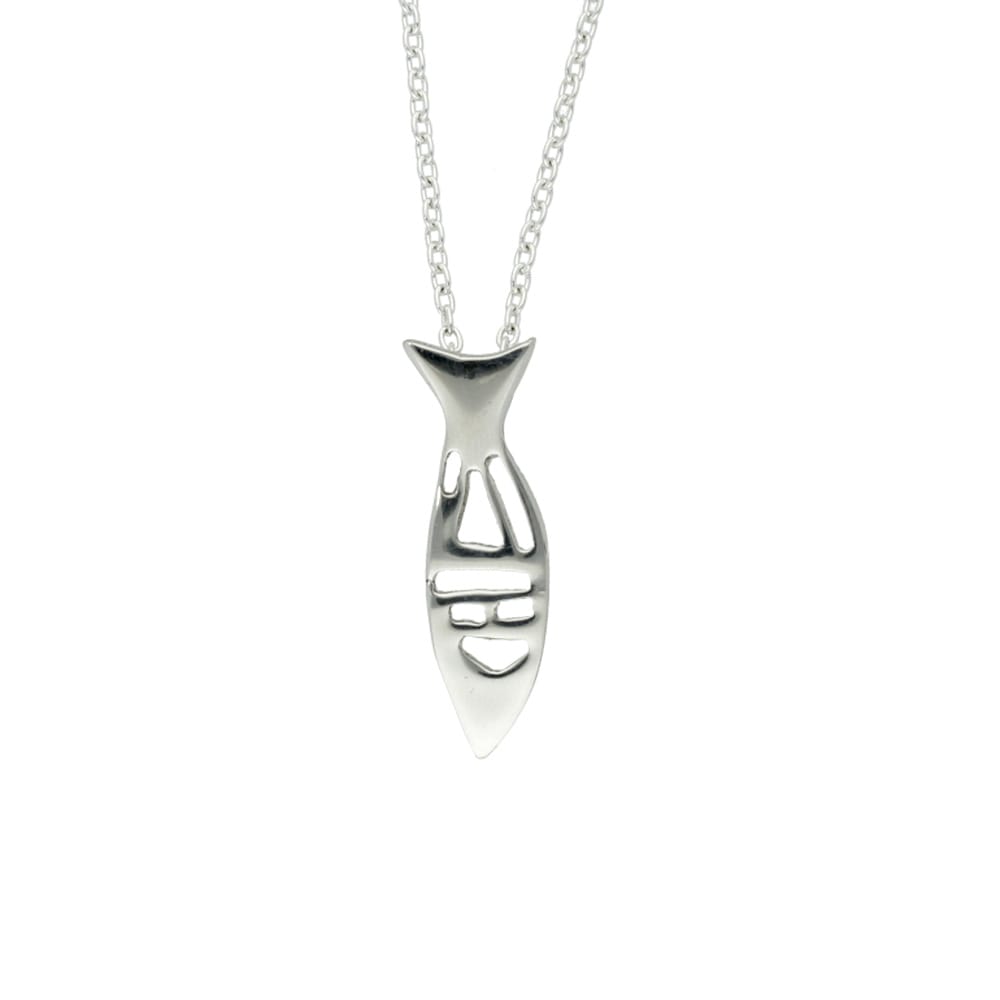 Fish pewter pendant.  PN2136