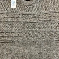 Cornish Fisherman's jumper - Guernsey style, Grey. Made in England