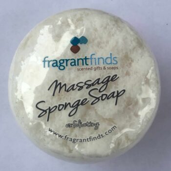 Massage sponge soap - coconut fragrance