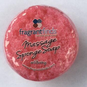 Massage sponge soap - strawberry