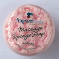Massage sponge soap - rose fragrance