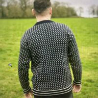 Nordic fisherman's jumper - Blue - Made in England