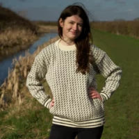 Nordic fisherman's jumper - Natural - Made in England
