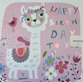 Happy birthday to you, Llama card