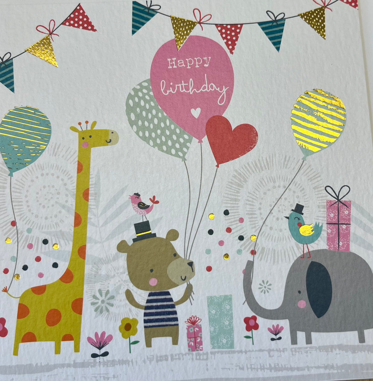 Happy birthday Zoo card by Whistlefish