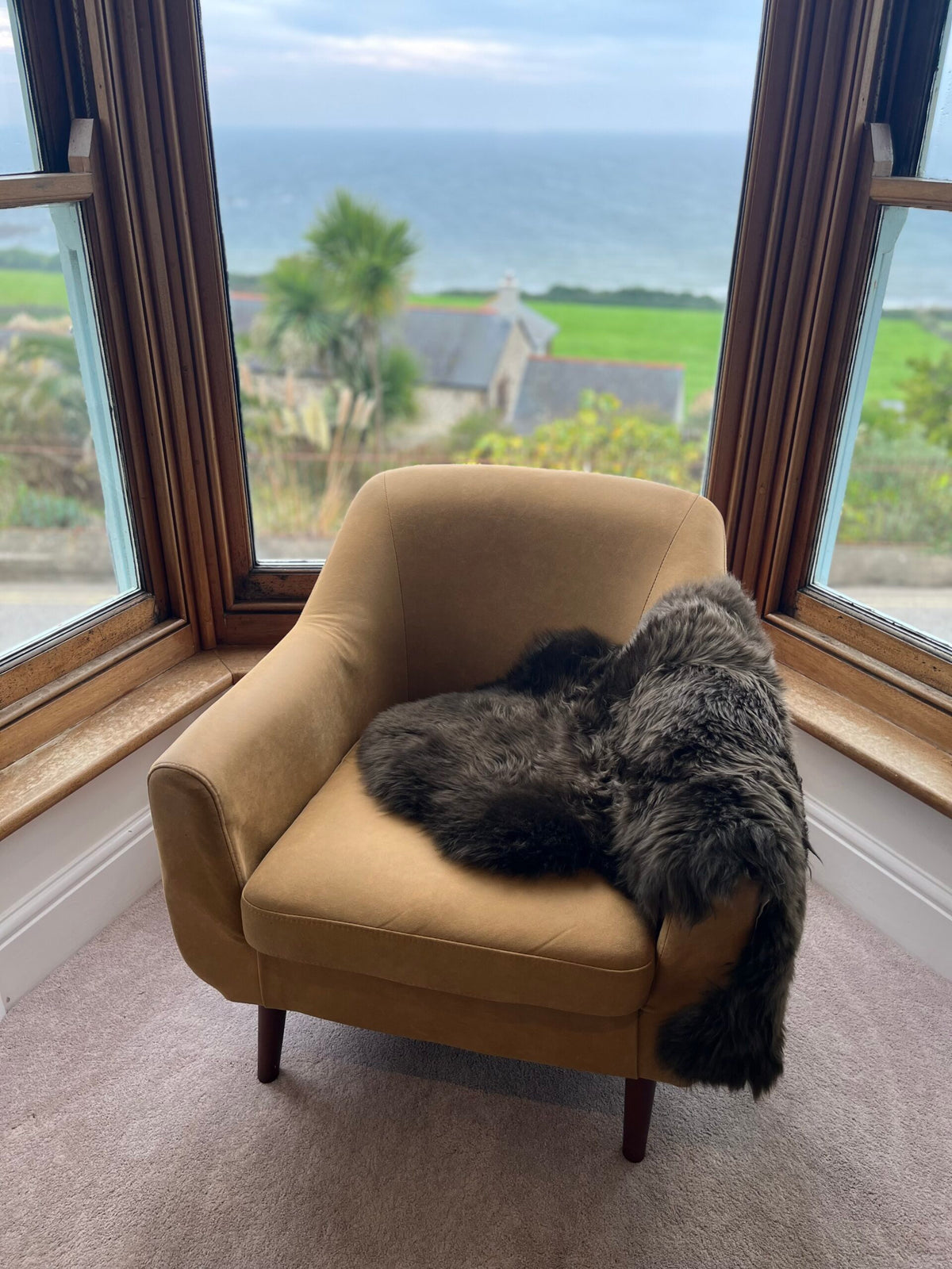 Sheepskin Medium 'Mole' single rug