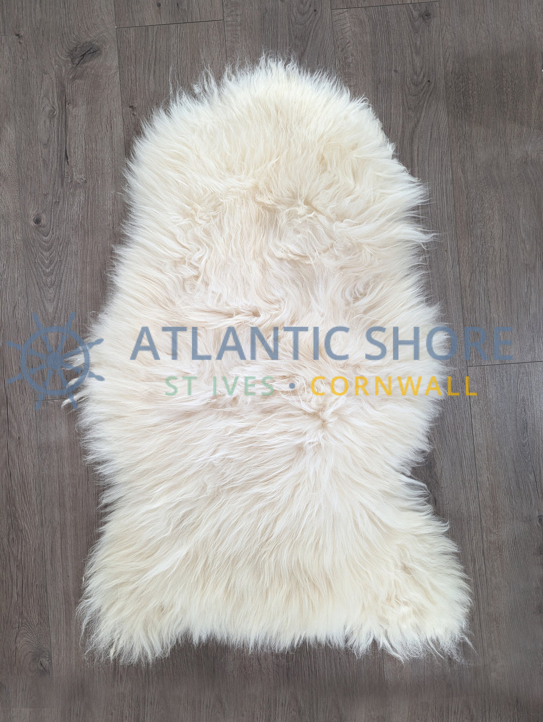 Sheepskin pet rug - natural, small size rug - imperfect economy pet rug
