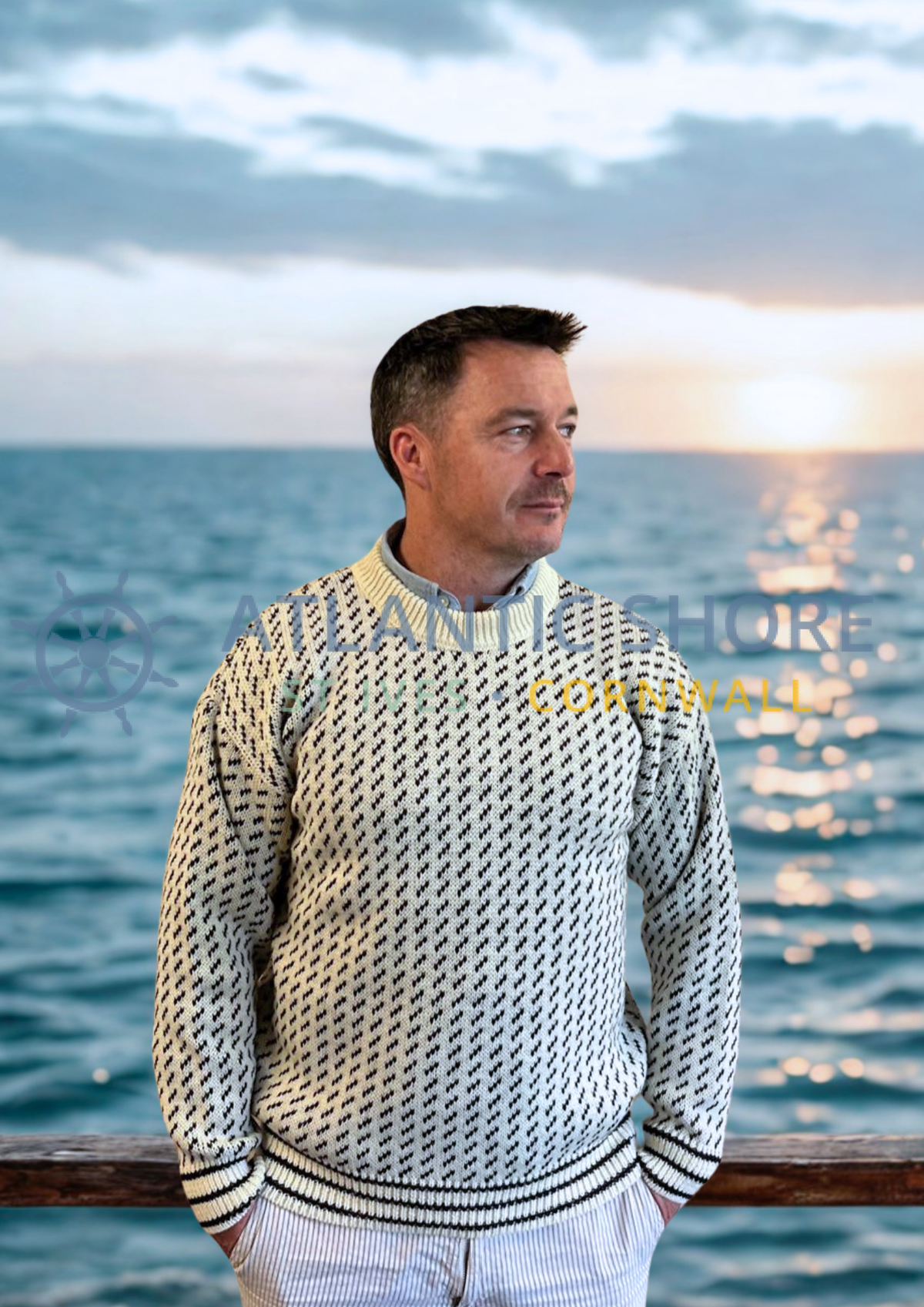 Nordic fisherman's jumper - Natural - Made in England