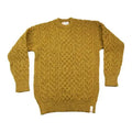 Traditional Aran sweater - Harvest gold - Made in England