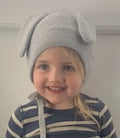 Childrens soft bunny ear hat in 100% cotton knit