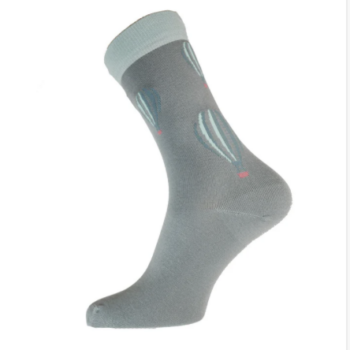 Hot air balloon bamboo socks, size 7-11