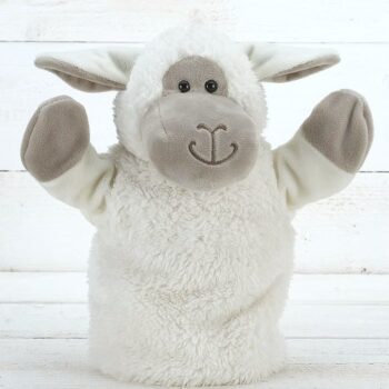 Sheep Hand Puppet – Soft 100% Plush Puppet for Babies, Children and Adults