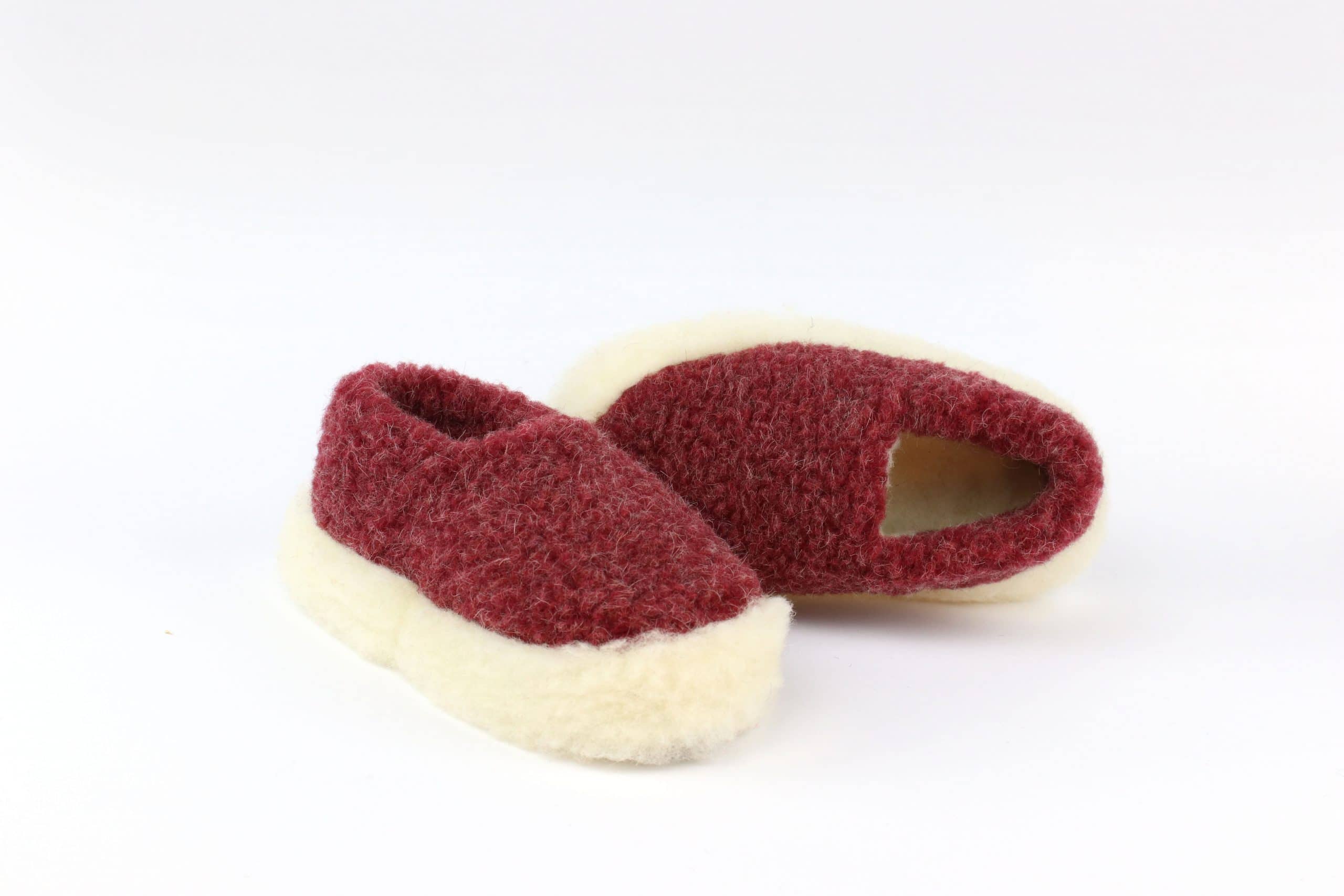'Sheep By The Sea' 100% merino wool pile lounging slippers