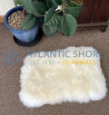 Sheepskin rectangle long pile mat  for cat or small -sized dog - Medium mat