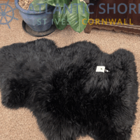 Sheepskin rug 'charcoal', small/single