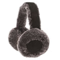 Adult luxury  sheepskin earmuffs - black tipped