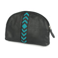 'Demelza' leather make-up bag