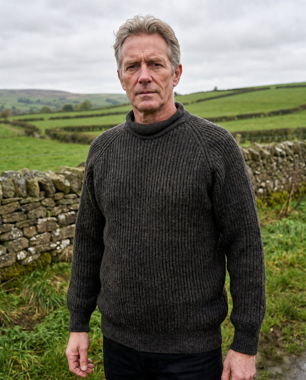 Roll-neck Seamless Jumper
