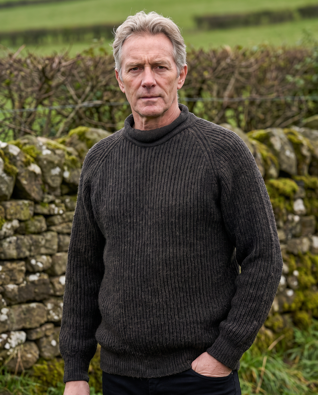 Roll-neck Seamless Jumper