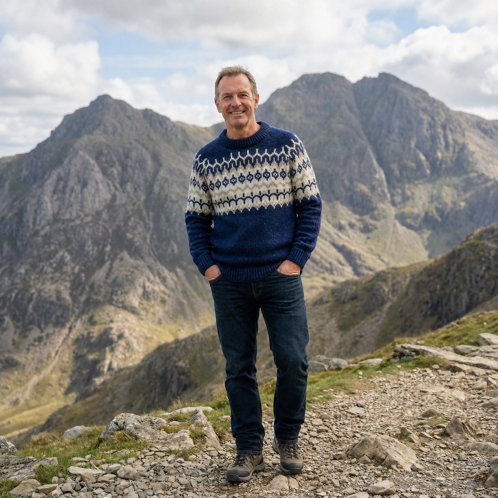 Icelandic Fair-Isle Jumper - 100% British Wool - COMING SOON!