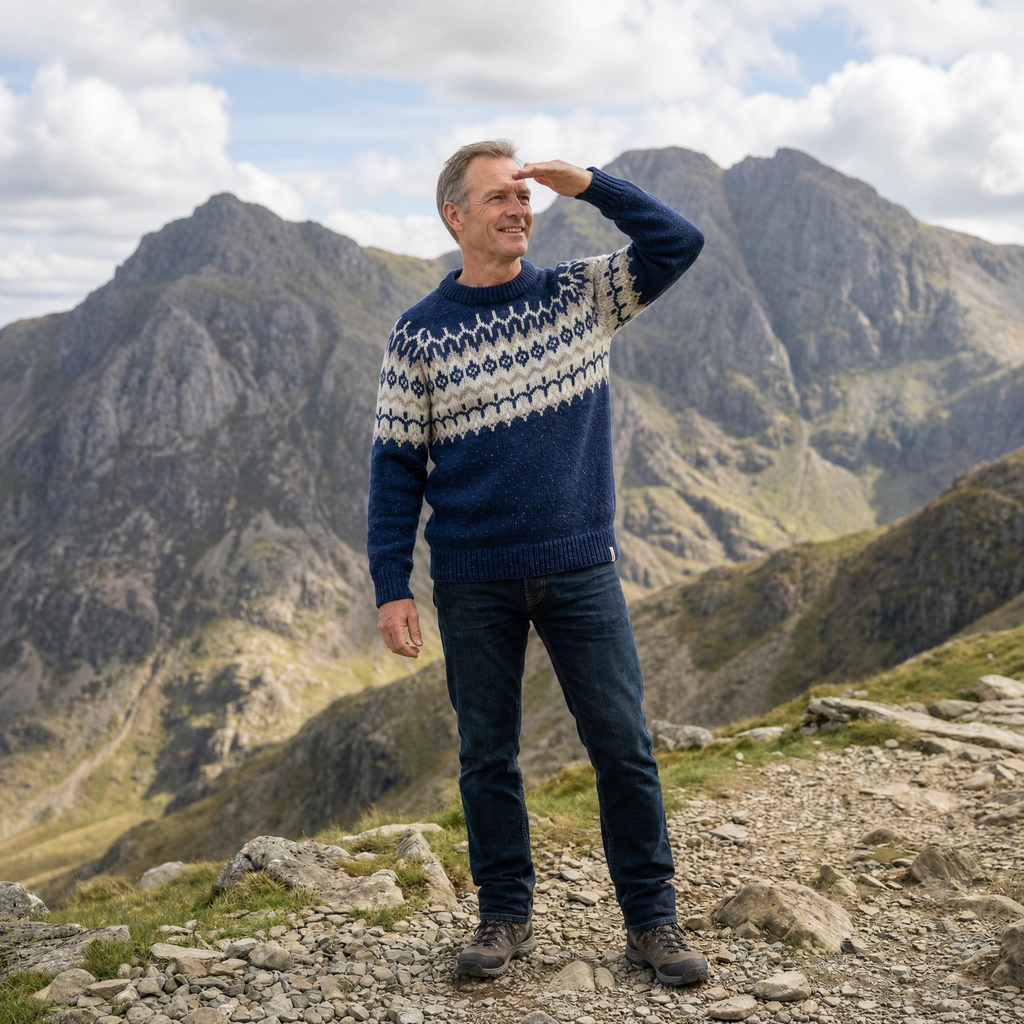 Icelandic Fair-Isle Jumper - 100% British Wool - COMING SOON!