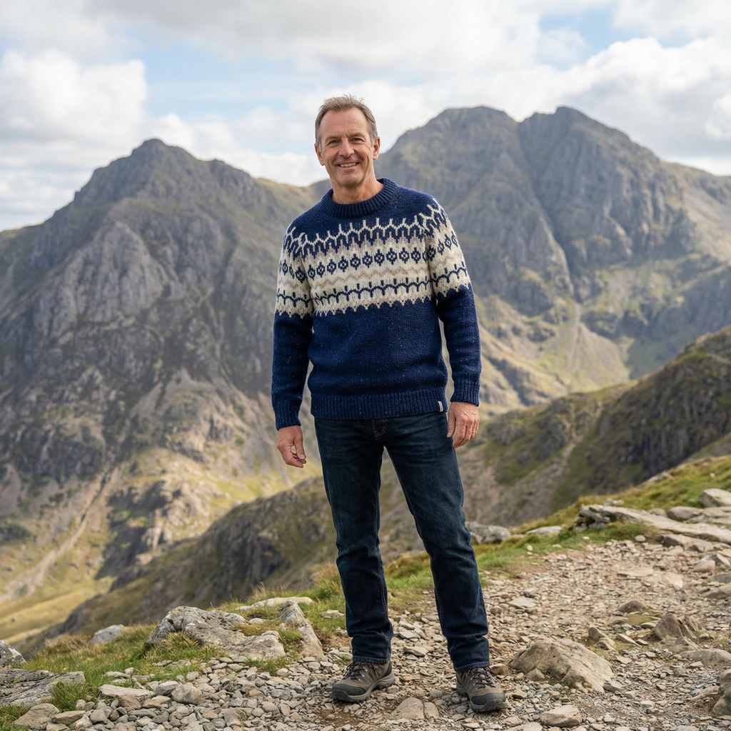Icelandic Fair-Isle Jumper - 100% British Wool - COMING SOON!