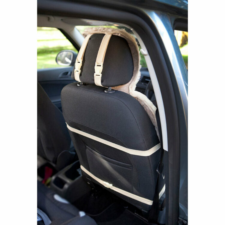 Sheepskin car seat cover in choice or 3 colours