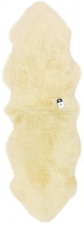 Sheepskin rug, Champagne - double-length 180cm