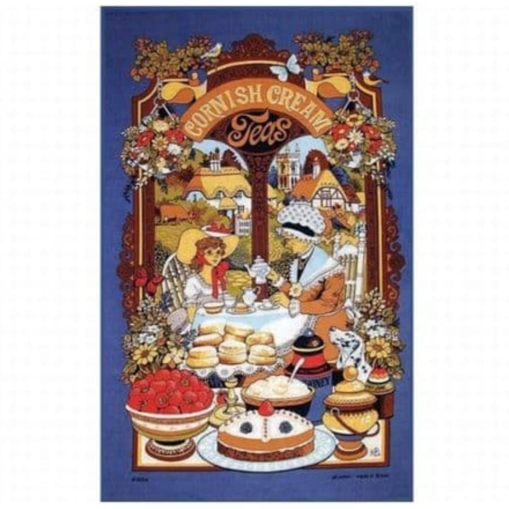 Cornish Cream Tea Tea-Towel