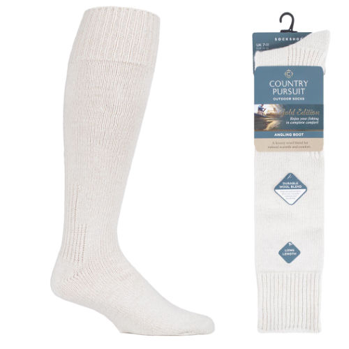 'Country Pursuit' anglers' sea-boot socks, available in two colour choices , size 7-11