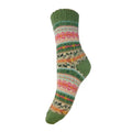 Scandi-Style Wool Blend Green Socks