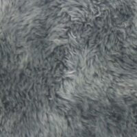 Sheepskin rug, mid grey - double-length 180cm