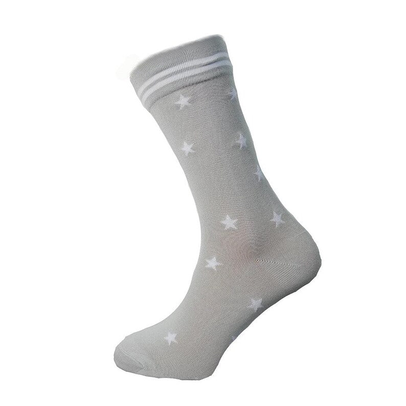 Men's bamboo socks - Grey Star