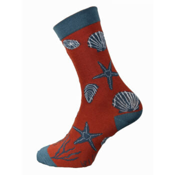 Men's Bamboo Socks - Seashore - Size 7-11
