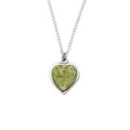 Pewter Iona heart shaped pendant PN2131