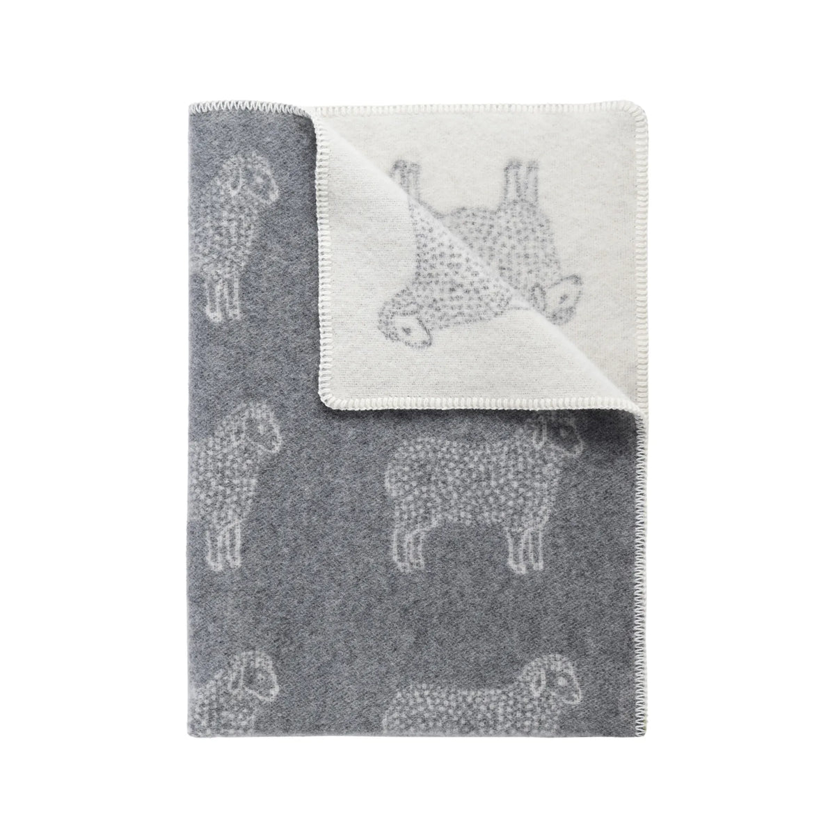 'Merry sheep' small wool  blanket