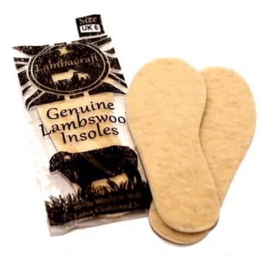 5 pairs lambswool insoles