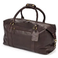 Leather holdall/weekend bag