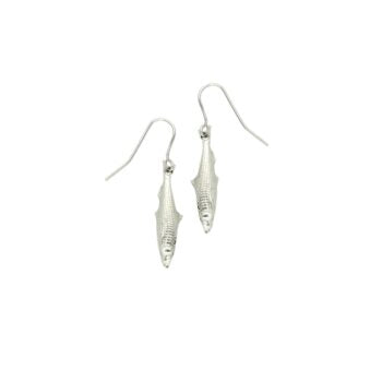 Mackerel fish earrings.      PE2137