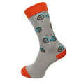Men's bamboo socks - bicycles. Size 7-11