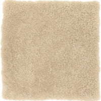 Short wool curly seat pad - in Grey or Oyster