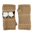 Sheep fingerless gloves - cute design