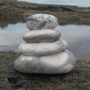 Stacking Pebbles Air Freshener – Sea Breeze Fragrance - Grey