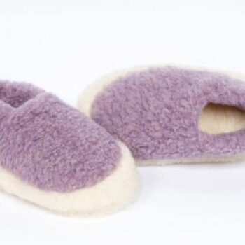 Wool Slippers Lilac