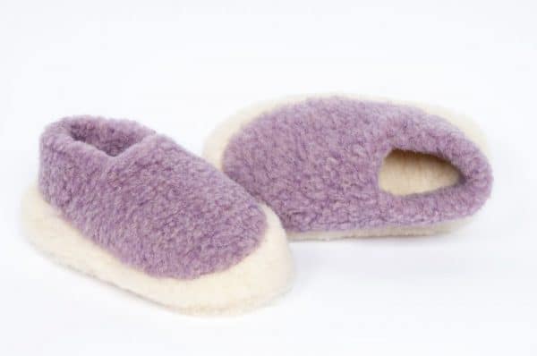 Wool Slippers Lilac