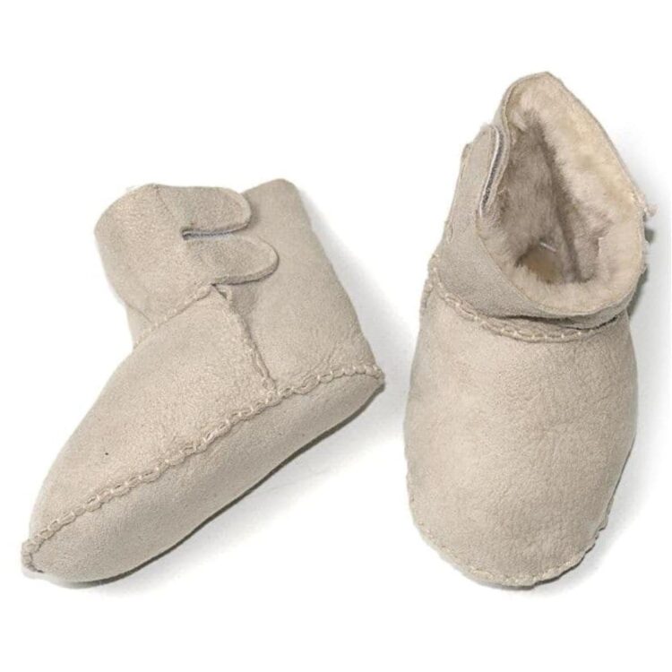 Babies Sheepskin Velcro Booties