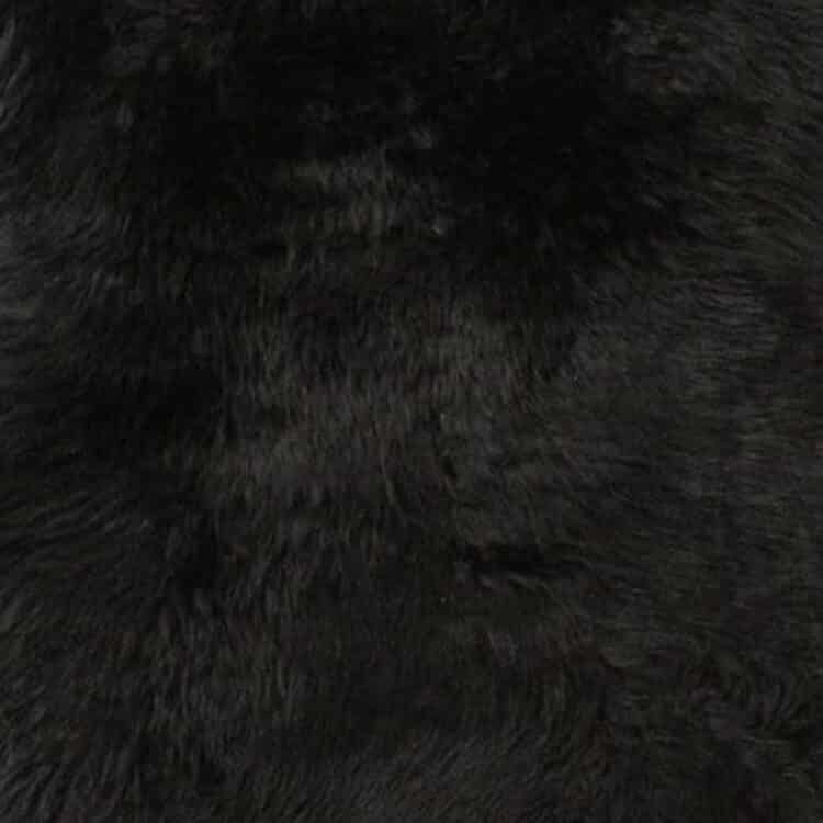 Black Sheepskin Rug